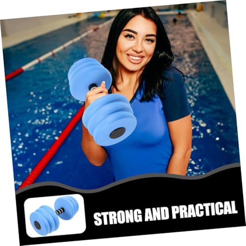 2 pesas acuáticas de espuma EVA para ejercicio en piscina miniatura 3