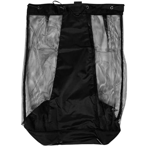Filet pour 15 ballons de sport grand sac de rangement football basket volley noir