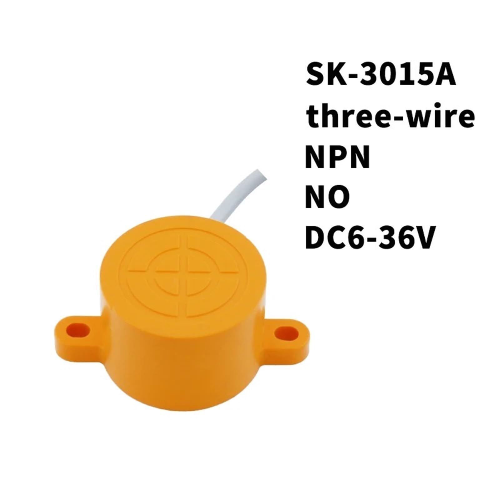 Indukcyjny przełącznik zbliżeniowy SK-3015A/B/CD do dużych odległości, płaski, okrągły czujnik metalowy, indukcyjny czujnik, wrażliwy na indukcję (SK-3015A)