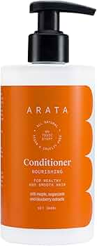 Arata Paraben & Silicon Free Hair Conditioner -300 Ml | With Maple, Sugarcane & Blueberry Extracts | Vegan & Cruelty-Free for Healthy & Smooth Hair | ...