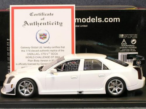 Amazon | ○1/18 キャディラック 〓 CTS-V/PLAIN WHITE 〓 Cadillac