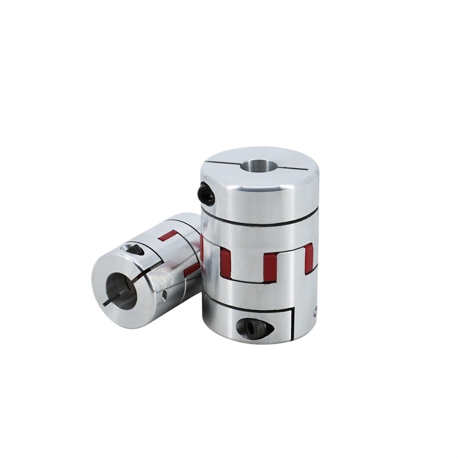 1 Uds D25L30 Pareja de Dos mandíbulas 5/6/6,35/8/9,5/10mm Acoplamiento de Eje de Ciruela Flexible diámetro del acoplador del Motor Paso a Paso = 25mm Longitud = 30mm (Size : Other)