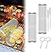 2pcs Stainless Steel Outdoor Grill Mesh Basket, Rolling Grill Basket, Portable Campfire Grill Net For Outdoor Grilling Fish, Shrimp, Meat, Vegetables, Fries, Camping Picnic Cookware (11.8 Inches) 2pcs Stainless Steel Outdoor Grill Mesh Basket, Rolling Grill Basket, Portable Campfire Grill Net For Outdoor Grilling Fish, Shrimp, Meat, Vegetables, Fries, Camping Picnic Cookware (11.8 Inches)