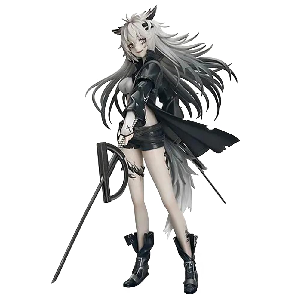 QWWZVQHJ Anime Arknights Lappland Figure PVC Cartoon Girls Model Lappland Action Figure Statue Collection Ornaments Supplies Gifts for Boys Girls(Lappland 2,24CM)