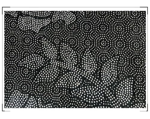 Tapis d'entrée grand format résistant aux taches motif rétro
