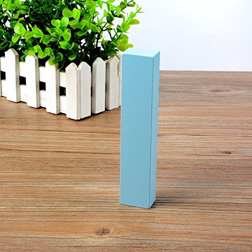 Doolland Letras de Madera para Colgar en la Pared de la A-Z u0096 Azul Decorativo para la habitación de los niños, el Nombre del bebé y la decoración del Dormitorio de Las niñas