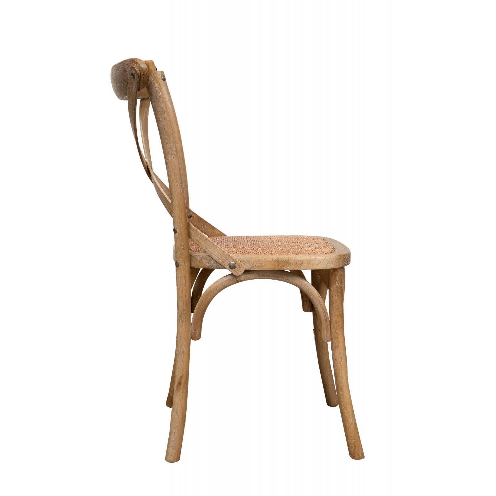 Biscottini Silla de Cocina de Madera 86x42x46 cm | Sillas Vintage para Comedor y jardín