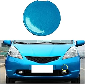 Front Bumper Tow Hook Eye Cap Sky Blue for Honda for Jazz/FIT GE 2008-2010