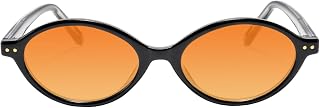 TIJN Olisa Blue Light Blocking Glasses for Women Men,Oval Glasses Frame Bluelight Glasses for Gaming/Computer/Screen