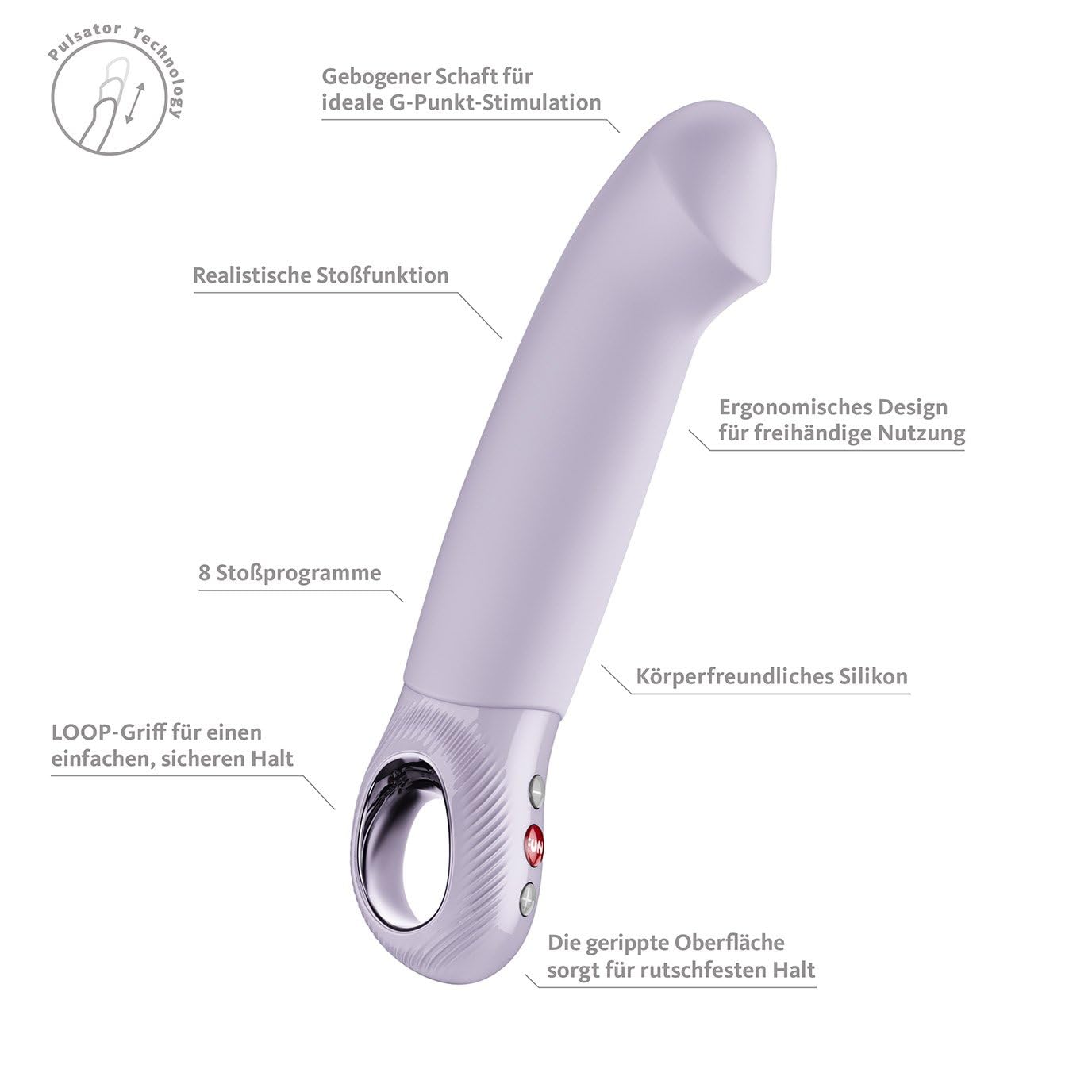 Fun Factory Stronic Smooth | G-Punkt-Vibrator mit Stoßbewegung | Pulsator