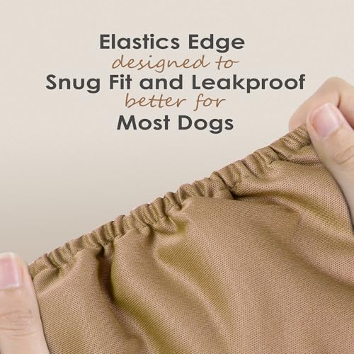 Image of wegreeco Washable Male Dog Belly Band (Stylish Pattern)- Pack of 3 - Male Dog Belly Wrap, Dog Diapers Male (Blue Gray Coffee, Medium)