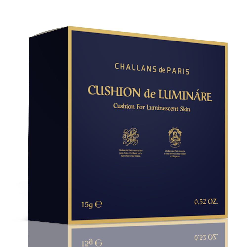 [Paris] Cushion De Lumináre Ex - 23 Beige Medio | Fondotinta Cushion con finitura radiante, copertura totale, lunga durata, formula premium, finitura morbida e luminosa, 15 g