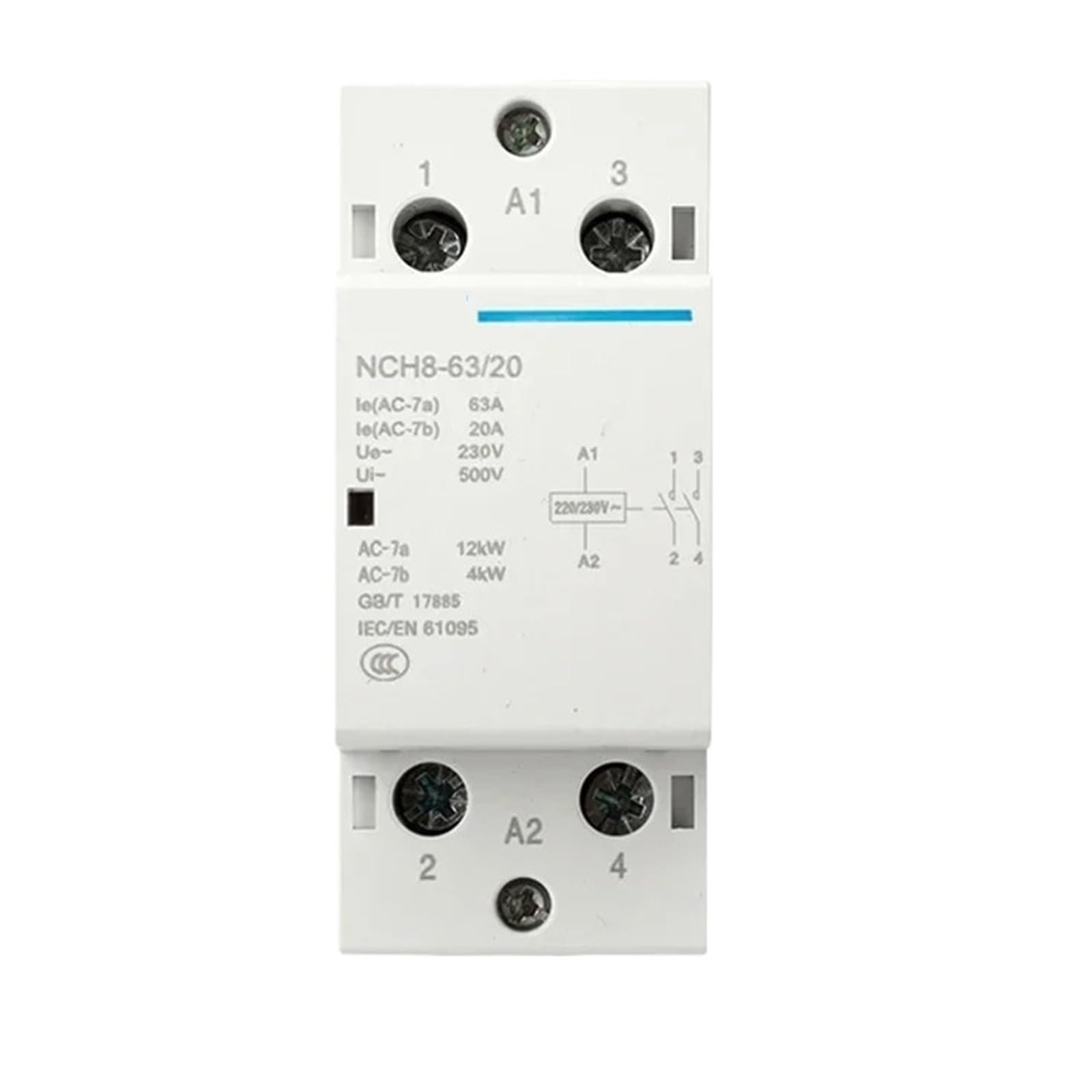 Contacteur 230V NCH8 solution contre la surcharge des circuits de maison