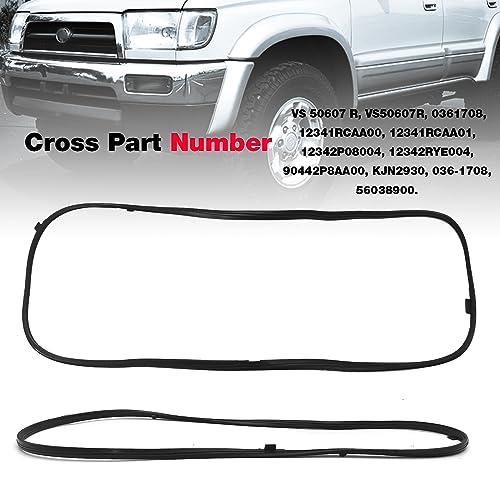 Image of VS50607R Valve Cover Gasket Set 0361708 12341-RCA-A01 Replacement for Acura MDX RL TL 3.5L Replacement for Honda Accord 3.0L 2003-2004 Replacement for Saturn Vue 3.5L 2004-2007
