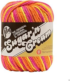 Lily Sugar 'n Cream Ombre Knitting Wool Yarn 56.7g - 2741 Playtime Ombre