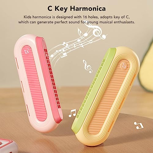 CUTULAMO Harmonica pour Tout-Petits, Coins Arrondis 16 Trous Taille de Poche Durable sans Odeur Harmonica pour Enfants pour la Maison (Rose) - Les Beatles, Paul McCartney, John Lennon, RIngo Starr, George Harrison CUTULAMO Harmonica pour Tout-Petits, Coins Arrondis 16 Trous Taille de Poche Durable sans Odeur Harmonica pour Enfants pour la Maison (Rose) – Image 8