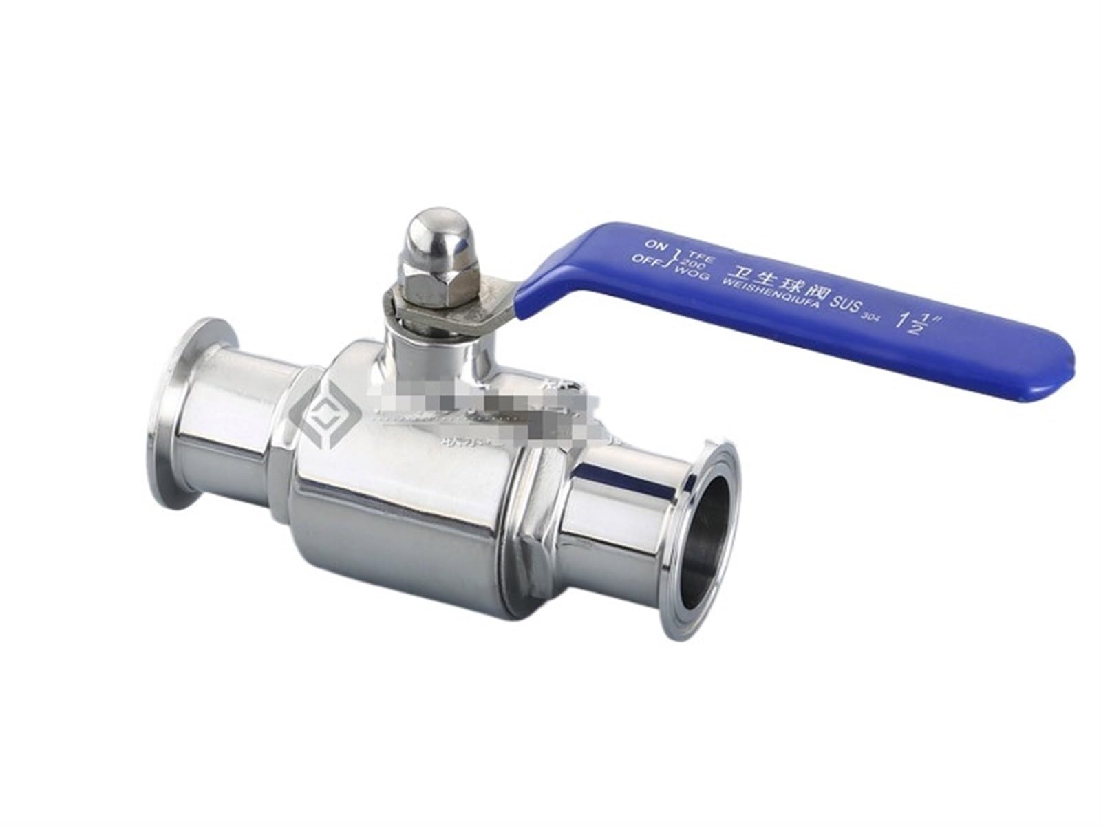 DLTBYWAQZ 1PCS 12.7MM-1/2 Sanitary Full Port Ball Valve Clamp Type Ferrule SS304