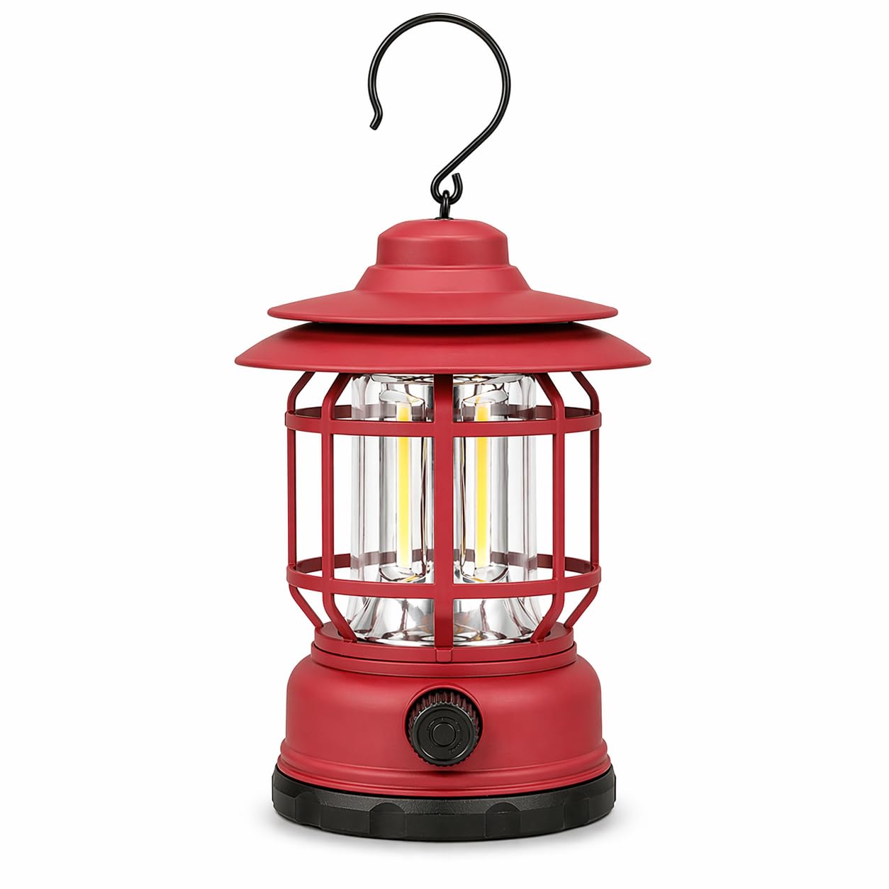 Camping Lanterns Rechargeable, Portable Electric LED Camping Lights Outdoor Hanging Tent Light Vintage Tabletop Lantern Decor Stepless Dimming Waterproof for Camping-image-27