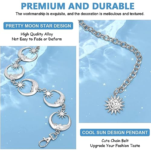 Image of PALAY 2pcs Pearl Waist Chain for Women Stylish Saree Gold Plated Belly Chain 2-Layered Ladies Body Hip Chain for the Waist Bikini Jewelry - 26-42in