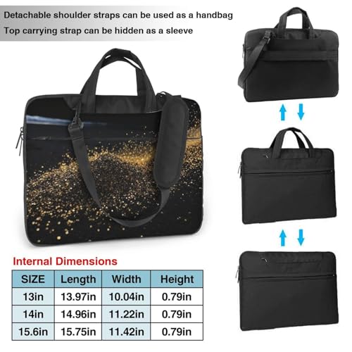 Maletín para laptop 15.6 pulg negro miniatura 4