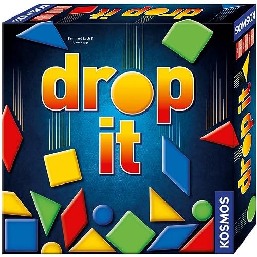 Kosmos 692834 - Drop It, Das schnelle Spiel mit Geschick und Taktik, Familienspiel ab 8 Jahre