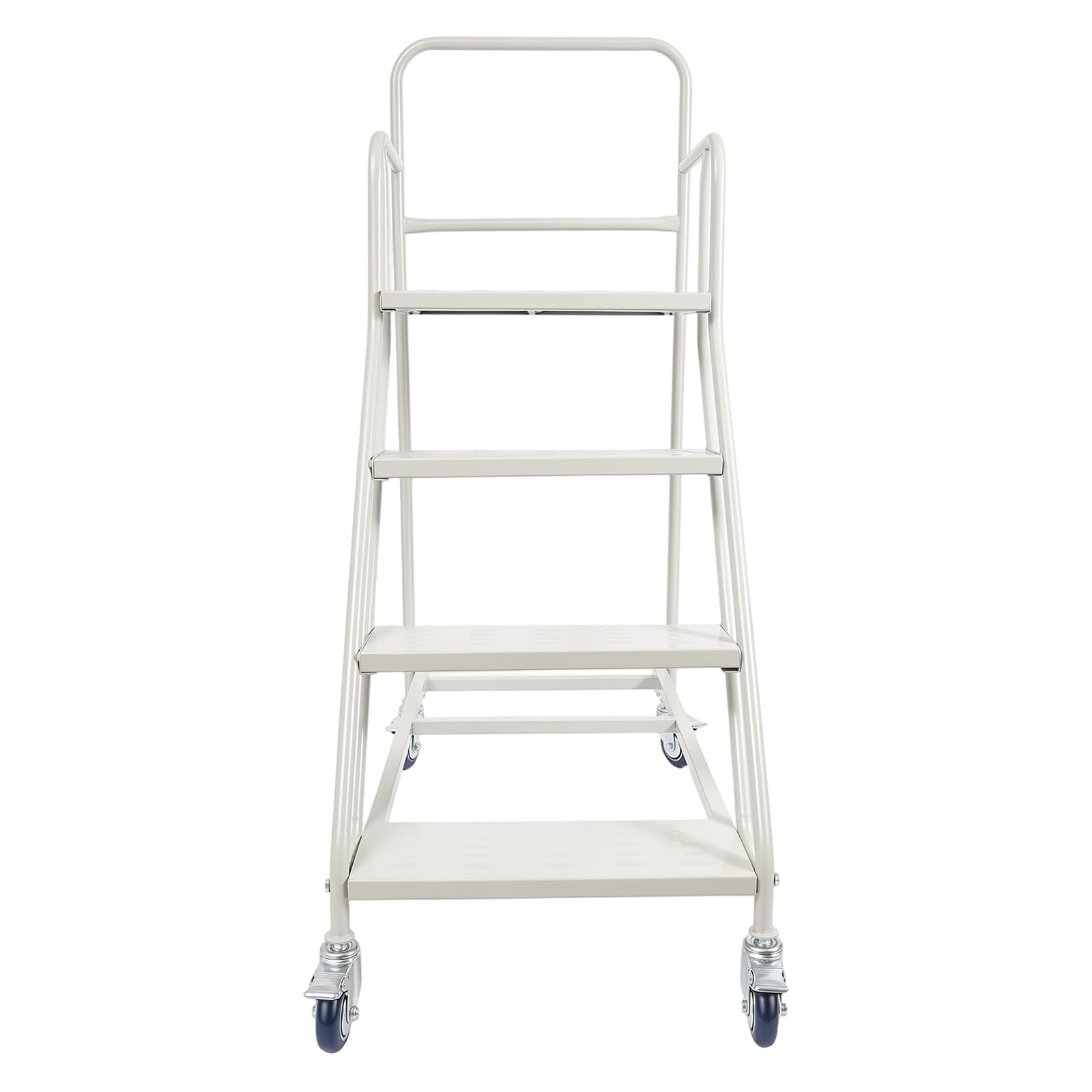 Escalera mecánica de 4 peldaños, escalera con ruedas, escalera industrial y de almacén | Escalera mecánica para personas mayores de 60 x 100 x 100 cm, para hogares, almacenes, tiendas