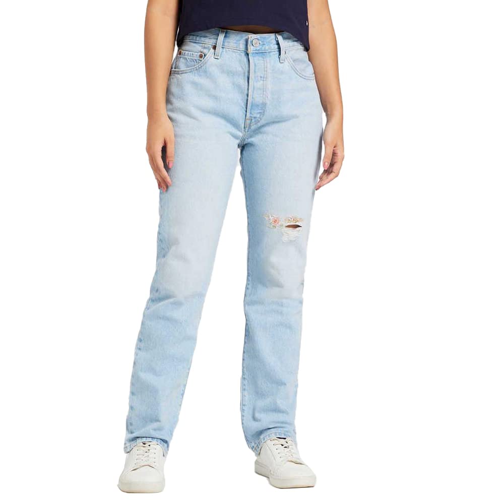 Levi'sMen's 501 Regular Fit Mid Rise Stretchable Jeans