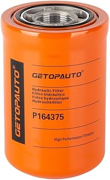 GETOPAUTO P164375 6661248 Hydraulic Oil Filter Replace LVA10419 6630977 BT8840-MPG HF6552 51455 6599543 Compatible with Bobcat 730 731 732 741 843 853 A220 A300 S100 S130 T110 T140 110 4044M 4049R