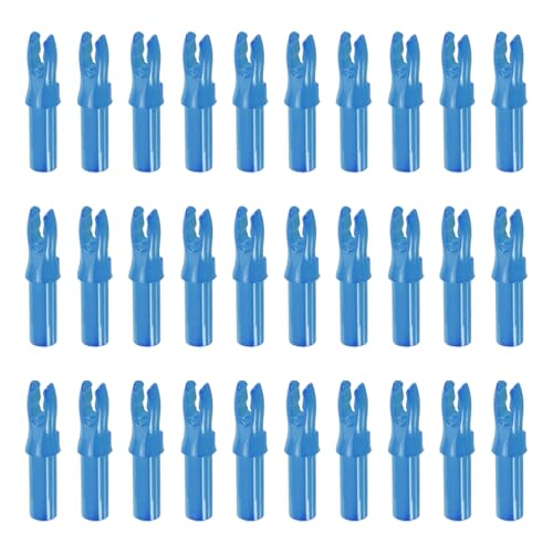 QUARKZMAN Encoches De Flèche en Plastique Inserts De Flèche en Carbone .244