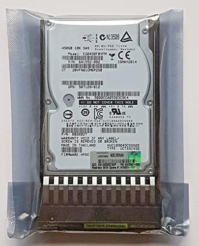EG0450FBVFM da 2.5 10000 RPM hdd 64 MB 450 GB sas