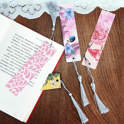 Marque-page rose mer en métal : ne perdez plus votre page de lecture