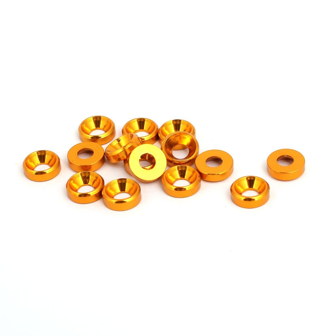 Aluminum Alloy Car Washers IIVVERR M2.5 Gold Aluminum Alloy Fender ...