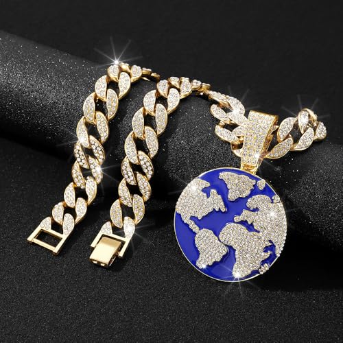Miami Cuban Chain Ice Tiger Head Miami Cuban Link Chain Necklace - Gold/Silver Plated Cubic Zirconia Hip-Hop Jewelry Gift For Men - Image 4