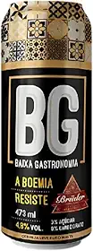 Cerveja Artesanal Brüder Baixa Gastronomia BG 473ml, Pack com 12 Latões, Estilo Light Lager Puro Malte, 0% Açúcar, 0% Carboidrato e 0% Gordura, Baixa Caloria e Baixo Amargor