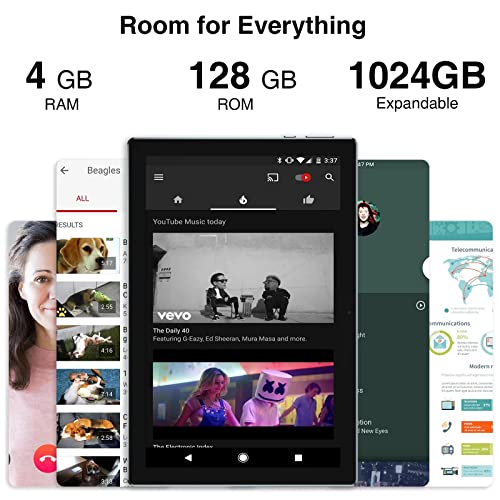 Tablet 2 In 1 4Gb+128Gb Tablet, 10 Inch Android 11 Tablet Set, Tablets With Keyboard Case Mouse Stylus Screen Flim, 10.1 In 1280*800 Hd Touch Screen, 8Mp Dual Camera, Games Tab, Wi-Fi, Bt Tableta Pc. #TOP1
