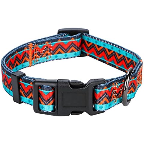 Rhea Rose Adjustable Tribal Dog Collar Cover