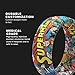 Groove Life DC Comics Classic Superman Silicone Ring - Breathable Rubber Wedding Rings for Men, Lifetime Coverage, Unique Design, Comfort Fit Ring - Size 12