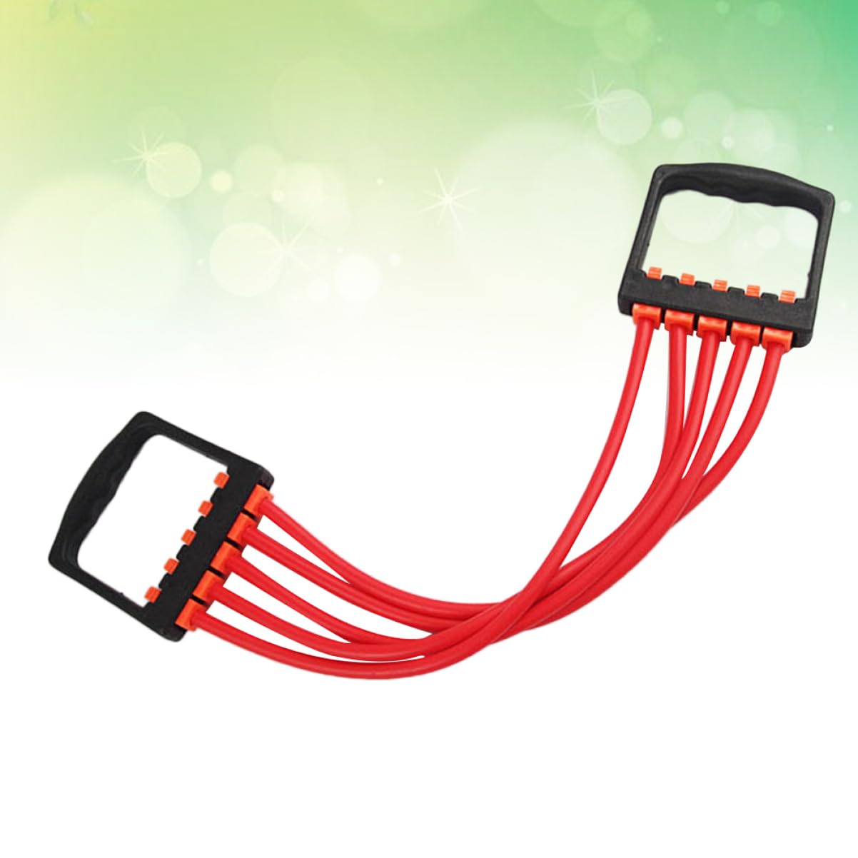Yardwe Extenseur De Poitrine à Ressort Réglable Bande De Résistance pour Exercices De Traction des Bras Équipement Entraînement Musculaire pour Fitness Léger Et Portable