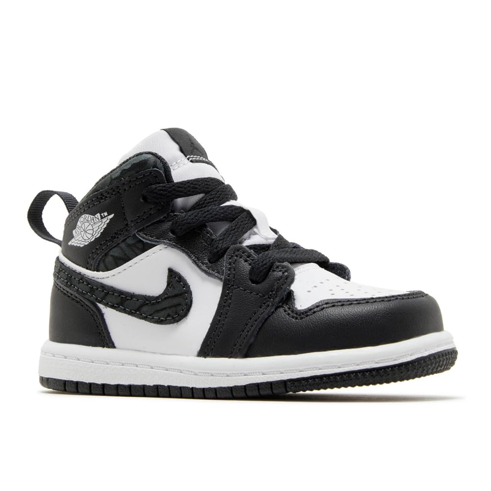 Jordan Toddler's 1 Mid SE Panda Elephant Off Noir/Blk-White-Blk (FB9912 001) - 7