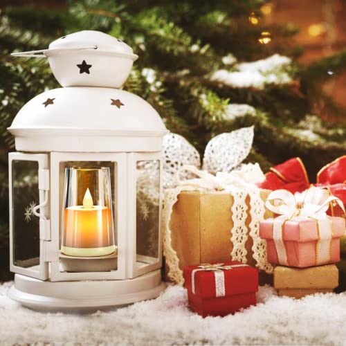 Xinbfgre Flickering Flameless Candles With Exquisite Wax-Like Plastic Shells, (Grey 55) #TOP1