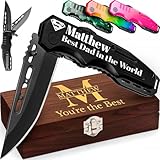 Custom Knife - Personalized Gifts for Men and Women - Engraved Gifts for Dad Husband Boyfriend Wife Girlfriend - Customized Pocket Knives for Birthday, Anniversary - Best Unique Present 6681 PS