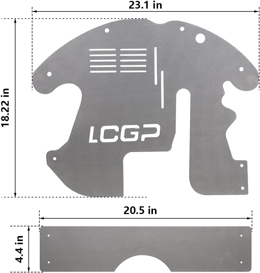 LCGP Catalytic Converter Shield Anti Theft Protect Cover For 2010-2015 Toyota Prius