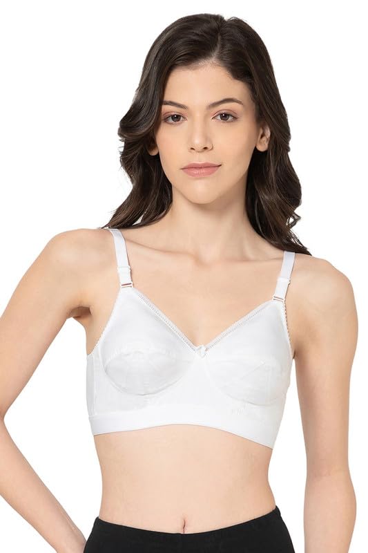 naidu hall Women’s Bra – Cotton Non-Padded Non-Wired Full Coverage Bra with Adjustable Straps Saree Bra for Women-picture-10