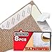 Teppichgreifer X-Protector - Teppich Antirutschunterlage 8 Stck- Teppichband - Anti-Curling Rug Gripper - Teppichunterlage - Doppelseitige Teppich Aufkleber - Washable Wiederverwendbar Antirutschmatte