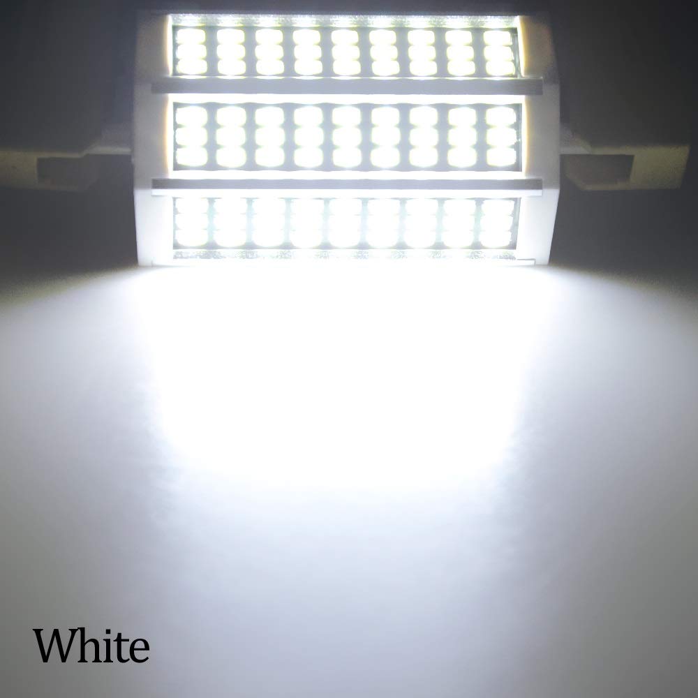 Fengyan Casa Lampadine, Confezione da 5, Lampadina Faretto LED R7S 78/118/135/189mm Lampade Proiettore a Diodo LED AC220V R7S Senza Sfarfallio(Cool White,15W 135mm)