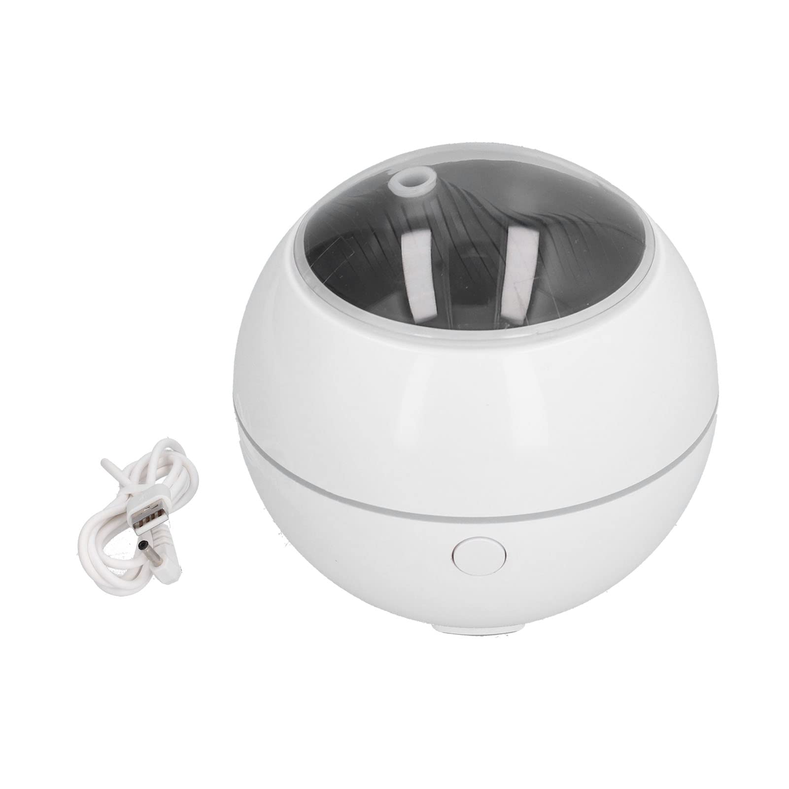 Difusor de Aceite Esencial, difusor de Aroma, Equipo de humidificación LED Blanco de 7 Colores Alimentado por USB para Oficina en casa