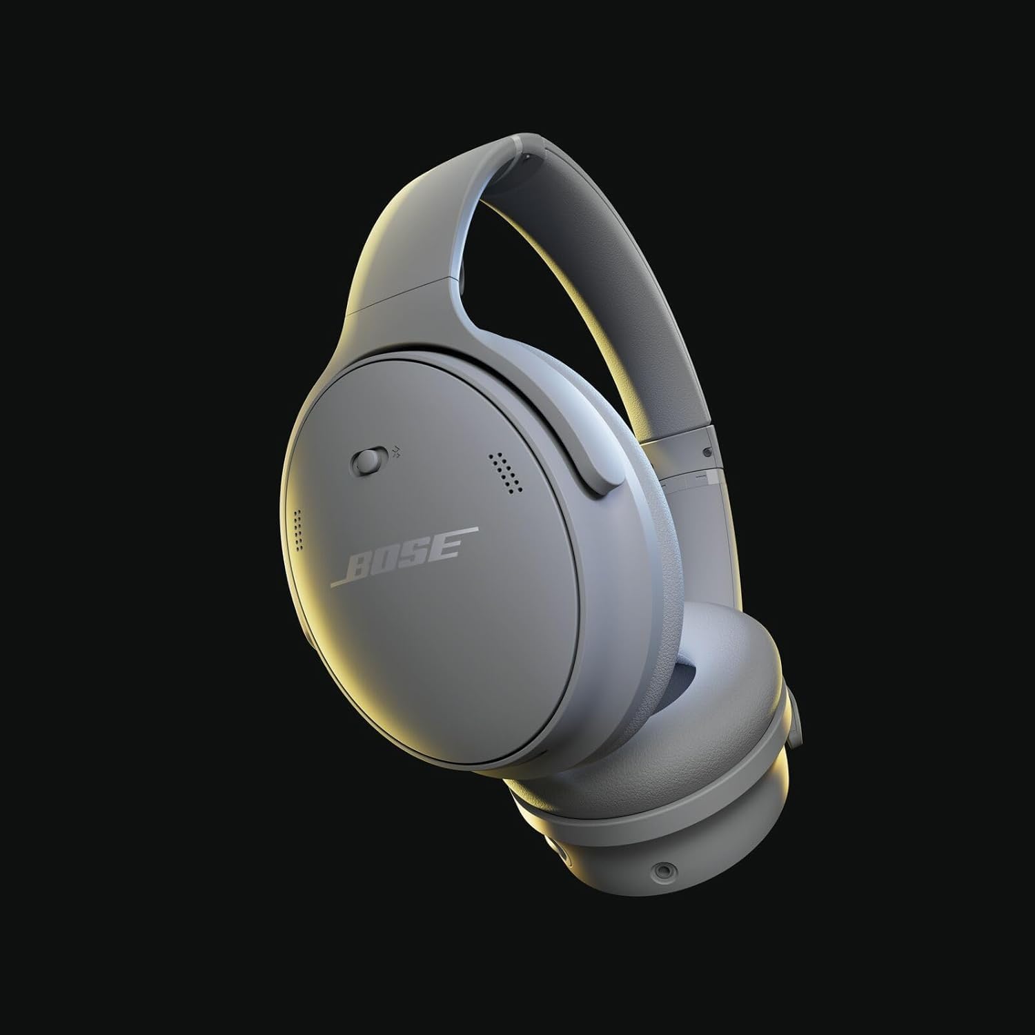 Bose QuietComfort Headphones - Wireless Bluetooth Headphones, Active Over Ear Noise Cancelling and Mic, Deep Bass Bundle + Desktop Headphone Stand + Green Extreme Dual Wall Charger (Moonlight Grey) image 2