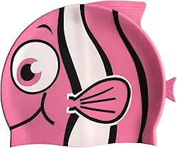 Touca de Natação Infantil de Silicone Hipoalergênica Confortável Fácil de Colocar Sem Látex Diversas Cores Escolha a Sua Cor Favorita