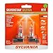 SYLVANIA - H11 SilverStar Ultra - High Performance Halogen Headlight Bulb, High Beam, Low Beam and Fog Replacement Bulb, Brightest Downroad with Whiter Light, Tri-Band Technology (Contains 2 Bulbs)