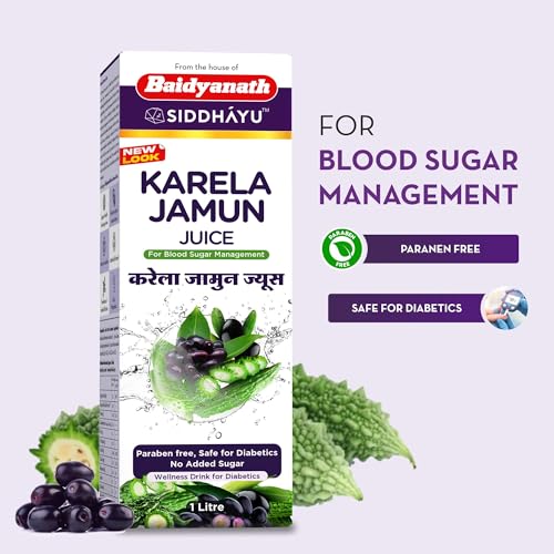 Baidyanath Asli Ayurved Asli Ayurved Karela Jamun Juice Paraben Free With No Added Sugar - 1litre, Pack of 1 - Image 3